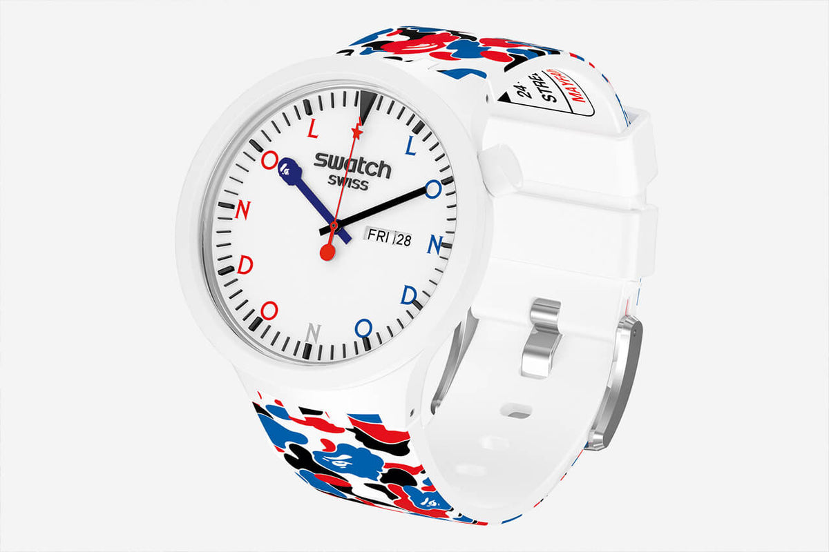 Swatch bathing ape online watch