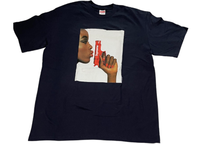 Supreme Water Pistol Tee Navy – SSAuthentic.com