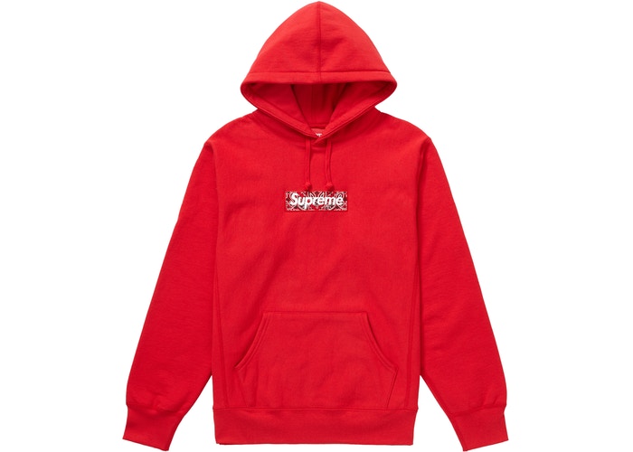 Supreme Bandana Box Logo Hooded Sweatshirt – SSAuthentic.com