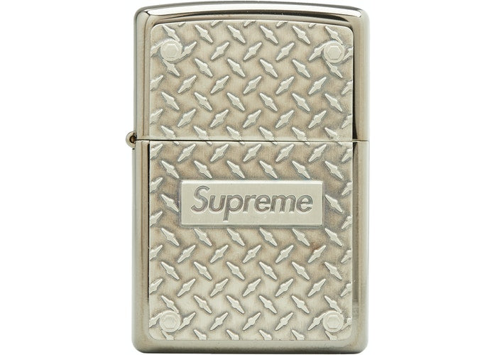 Supreme Diamond Plate Zippo® – SSAuthentic.com