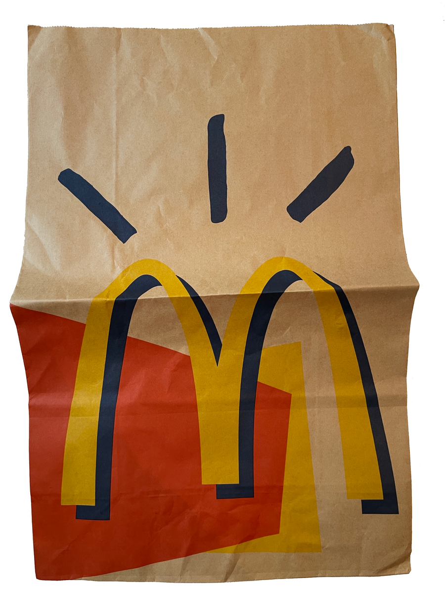 Travis Scott x McDonald's Paper Food Bag – SSAuthentic.com