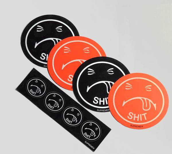 Orange supreme outlet sticker